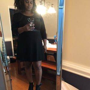 Flirty black dress Cynthia Rowley